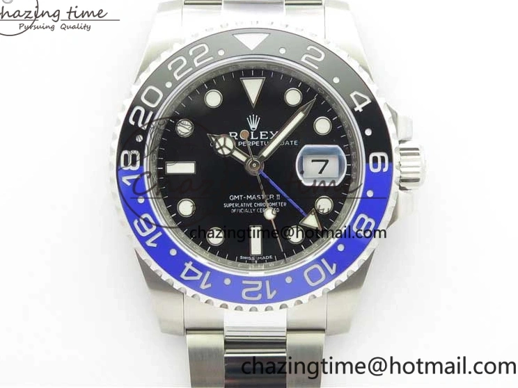 1218 GMT-Master II 116710 BLNR Black Blue Ceramic 904L Steel V9F 1:1 Best Edition SA3186 CHS WaterResistant 3069